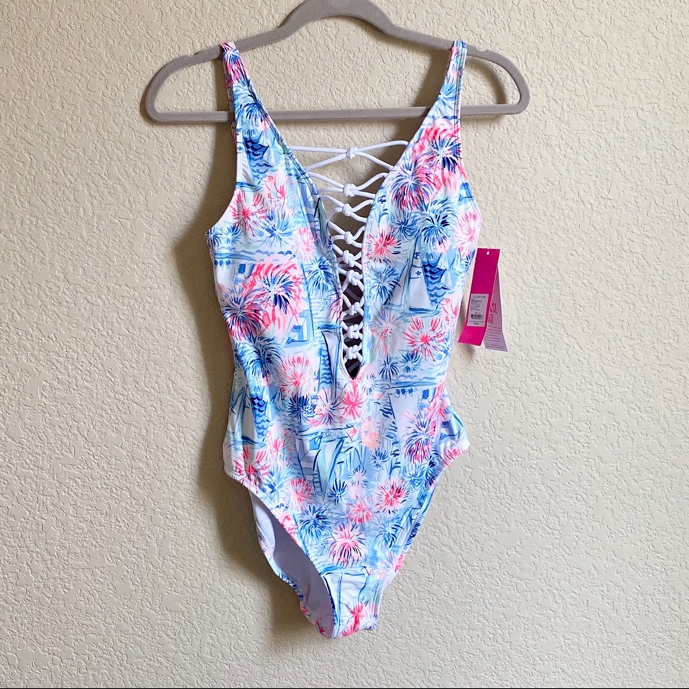 NWT Lilly Pulitzer Sea to Shining Sea Swimsuit 8